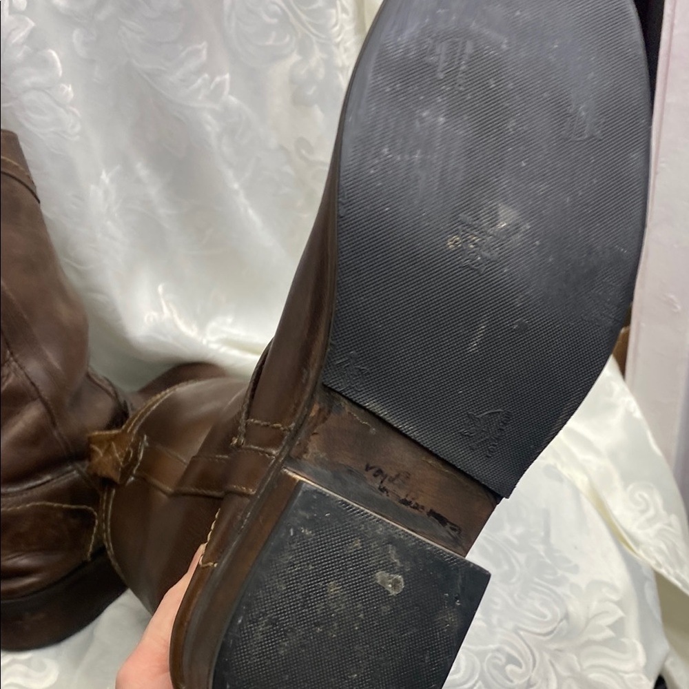 Vintage Bullboxer Men's Brown Leather Boots - Picture 5 of 8